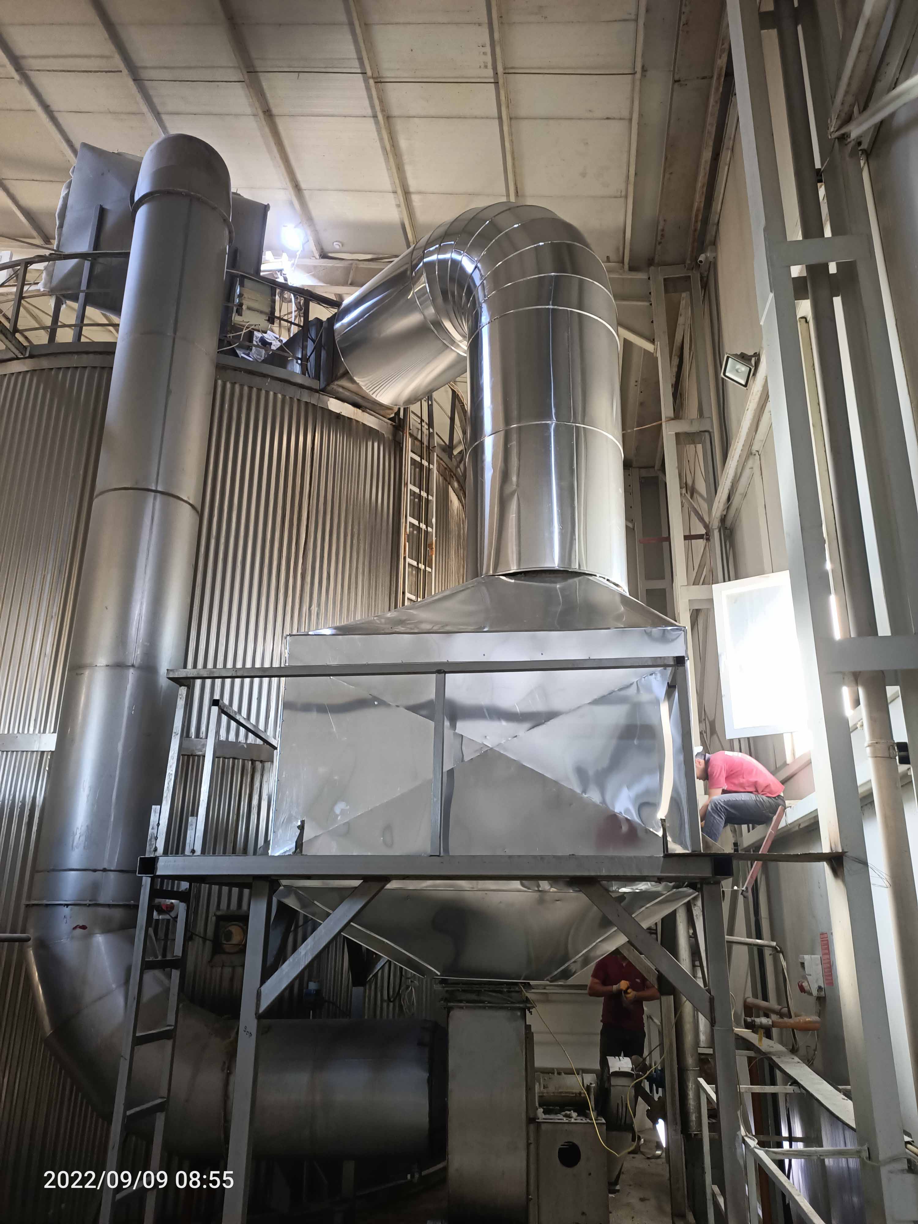 ARC Bolvadin Süt Fabrikası Sistem ve Boru İzolasyonu ile Sac Kaplama Uygulaması