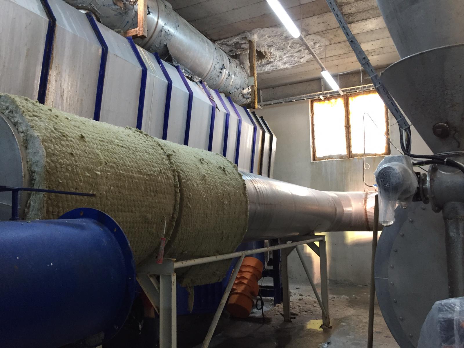 BİLKUR MADENCİLİK Boru, Siklon İzolasyonu ve Sac Kaplama Uygulaması